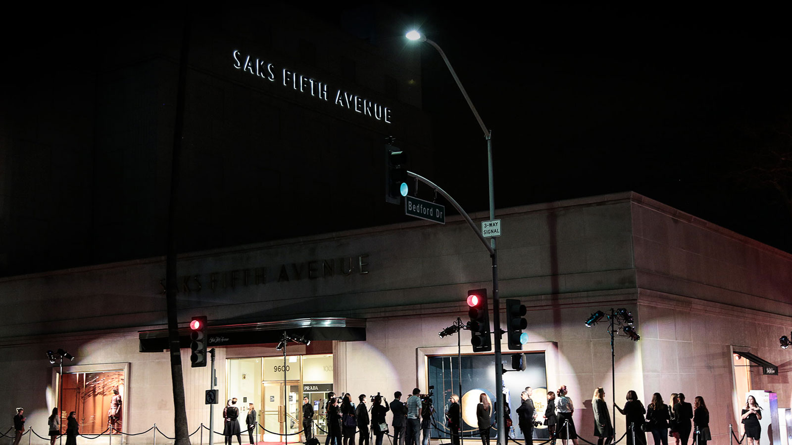 Saks fifth avenue beverly hills hi-res stock photography and